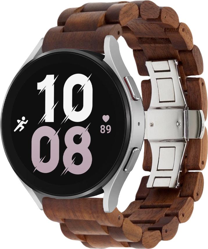Ремешок деревянный WoodLock для Galaxy Watch 5 44 мм Brown (29193-30)