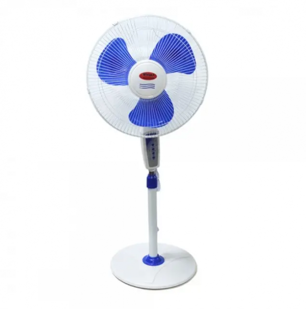 Вентилятор напольный Wimpex WX 1604 RC с пультом 3 скорости с автоповоротом 100 Вт (11203503)