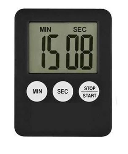 Таймер кухонный цифровой таймер ЖК 1,8 со звуковым уведомлением секундомер Black (313093) Таймер кухонный цифровой таймер ЖК 1,8 со звуковым уведомлением секундомер Black (313093)