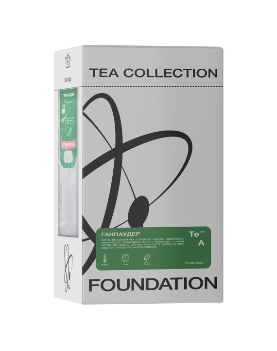 Чай пакетированный Foundation Coffee Roasters Ганпаудер 15 шт./уп. (UA-000006775)