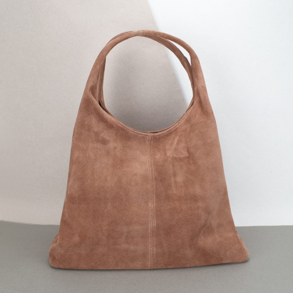 Сумка-шопер жіноча замшева Virginia Conti 03790 Темно-рудий (2385344858) - фото 1 Сумка-шопер жіноча замшева Virginia Conti 03790 Темно-рудий (2385344858) - фото 1