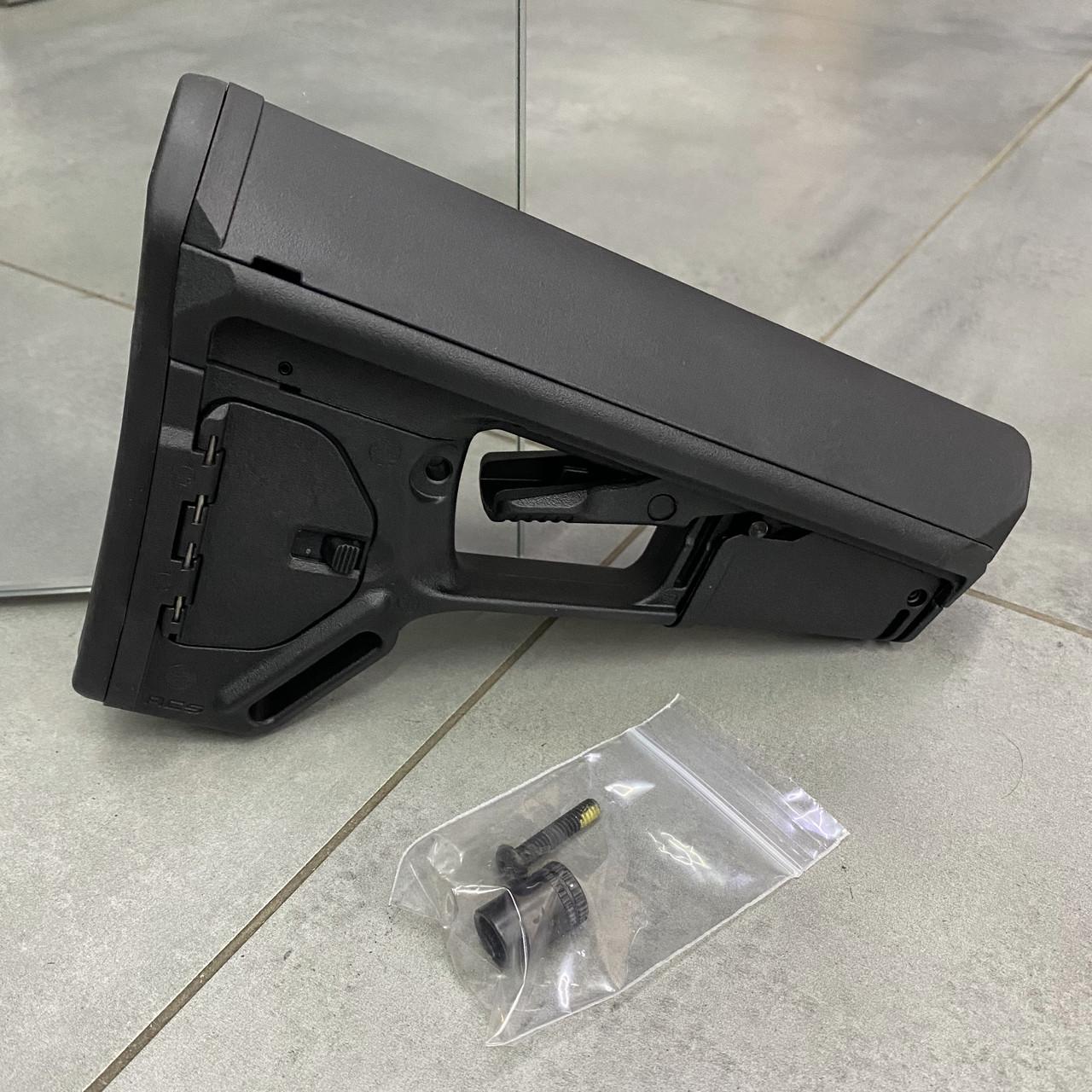 Пример Magpul ACS-L Carbine Stock Mil-Spec MAG378 для AR10/AR15 Черный (MP MAG378BLK) - фото 5 Пример Magpul ACS-L Carbine Stock Mil-Spec MAG378 для AR10/AR15 Черный (MP MAG378BLK) - фото 5
