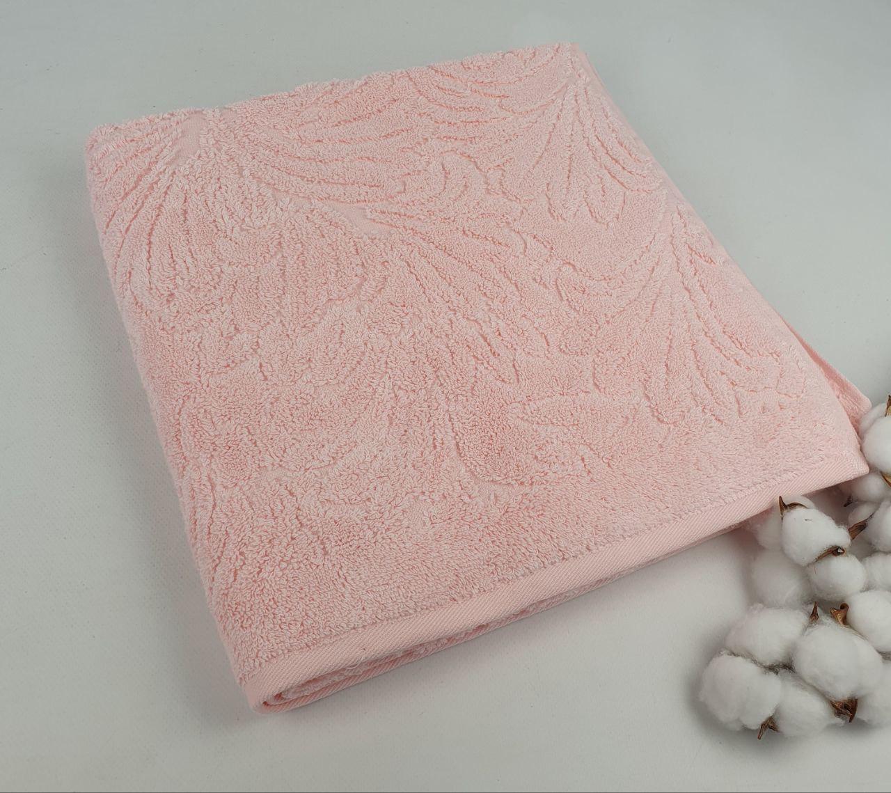 Полотенце Philippus Moss Cotton Mande A519 70x140 см Розовый (CN38869)