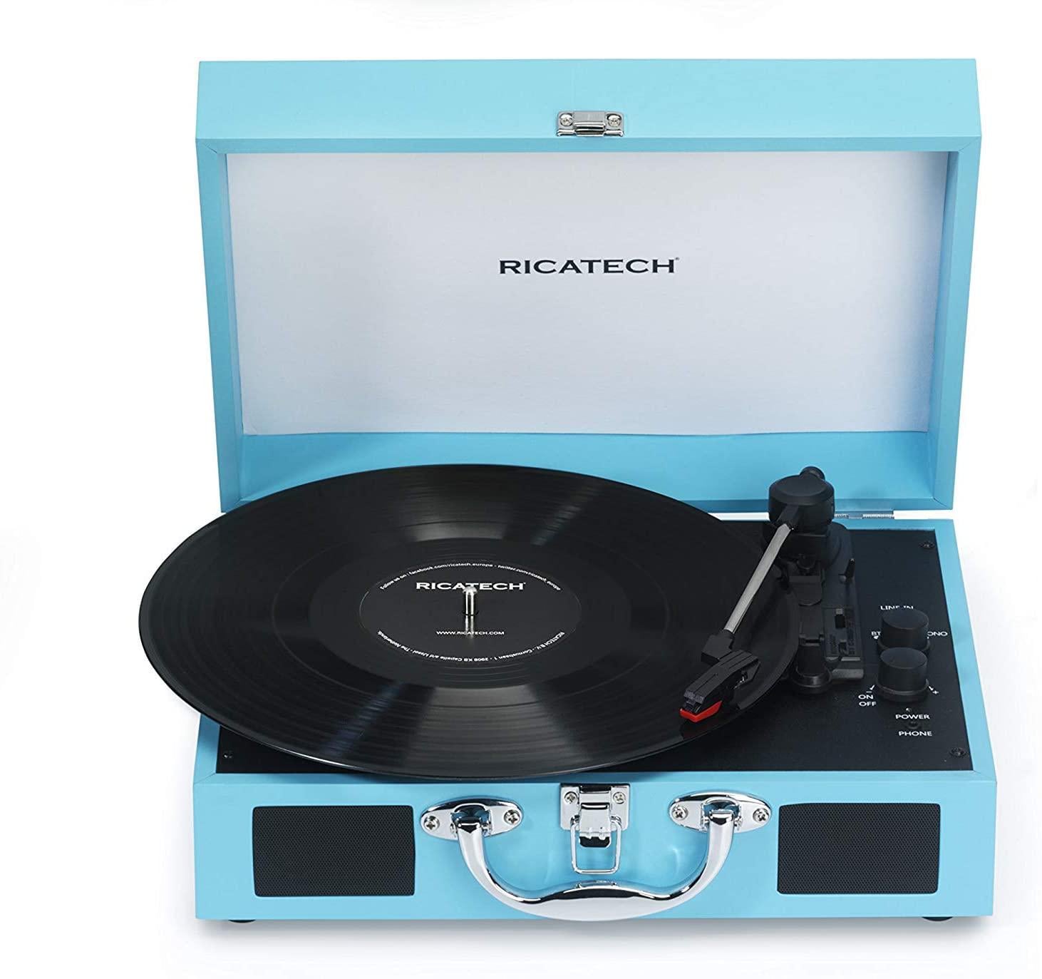 Виниловый проигрыватель Ricatech RTT21 Advanced Blue Виниловый проигрыватель Ricatech RTT21 Advanced Blue