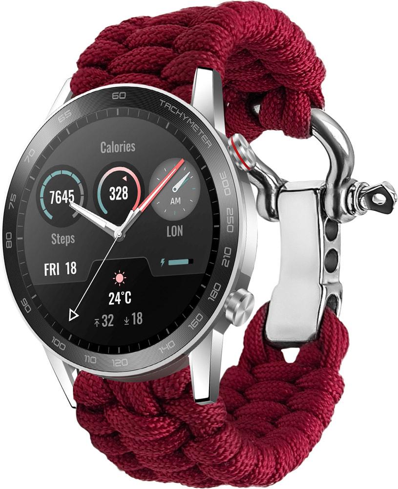 Ремешок из Паракорда Ruper для Honor Magic Watch 2 46 мм (22mm) Wine (30810-42)