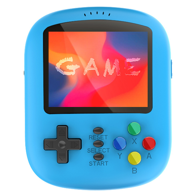 Портативная игровая консоль GameB HD02W LCD 2.8 620 игр Синий