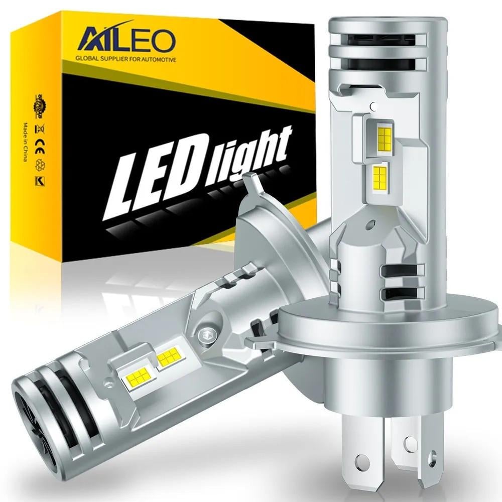 Лампа автомобільна LED AILEO H4 72 Вт з яскравим білим світлом (S83ZH)
