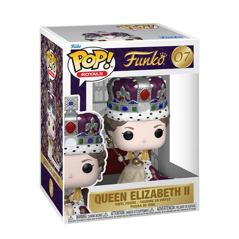 Ігрова фігурка FUNKO POP серії Королева Єлизавета II 100-річчя КОРОНАЦІЯ КОРОЛЕВИ ЄЛИЗАВЕТИ II