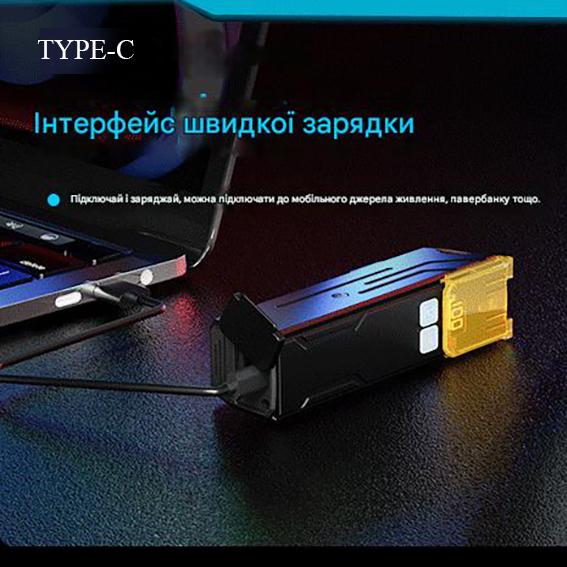 Фара для велосипеда Q03L 800LM аккумуляторная Li-Ion USB Type-C Черный (637119) - фото 10 Фара для велосипеда Q03L 800LM аккумуляторная Li-Ion USB Type-C Черный (637119) - фото 10