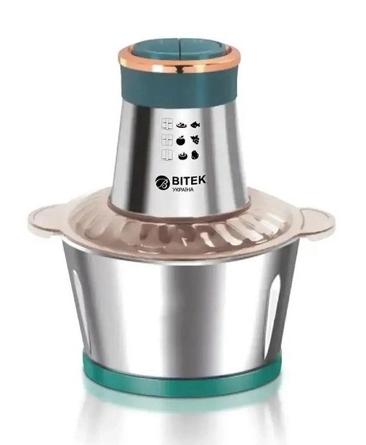 Измельчитель электрический BITEK BT-7019 1000 Вт Серый (GR-04734)