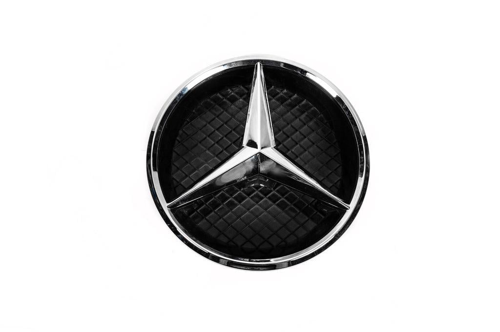 Эмблема передняя с корпусом для Mercedes GLE coupe C292 2015-2019 гг. 21 см (122124)