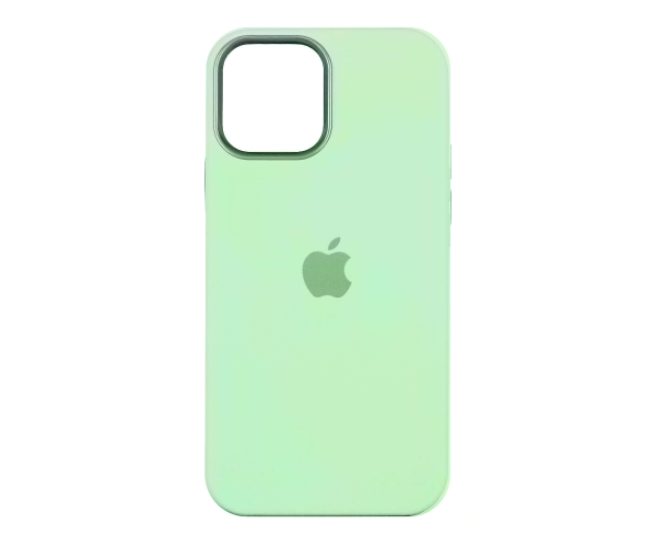 Чехол-накладка Silicone+MagSafe для Apple iPhone 12 Pro Max 04.Pistachio