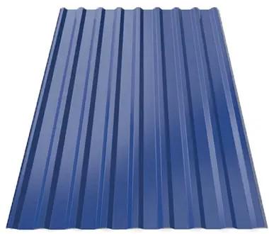 Кровельный профнастил ПК-20 2500/1120 мм 0,4 мм RAL 5005 Синий глянцевый