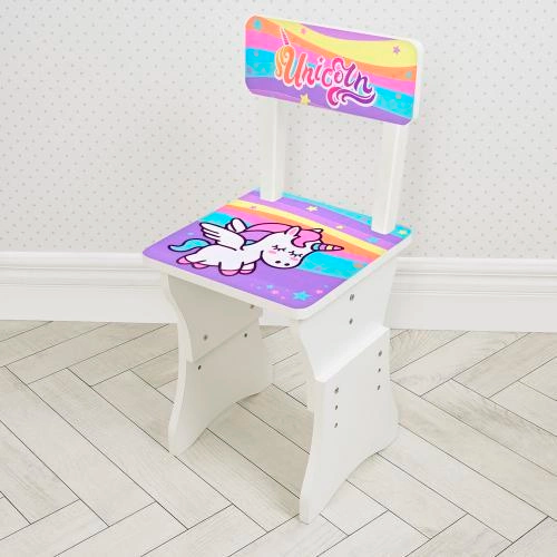 Парта Bambi Единорог со стульчиком (63-75-HB-301-66) - фото 2