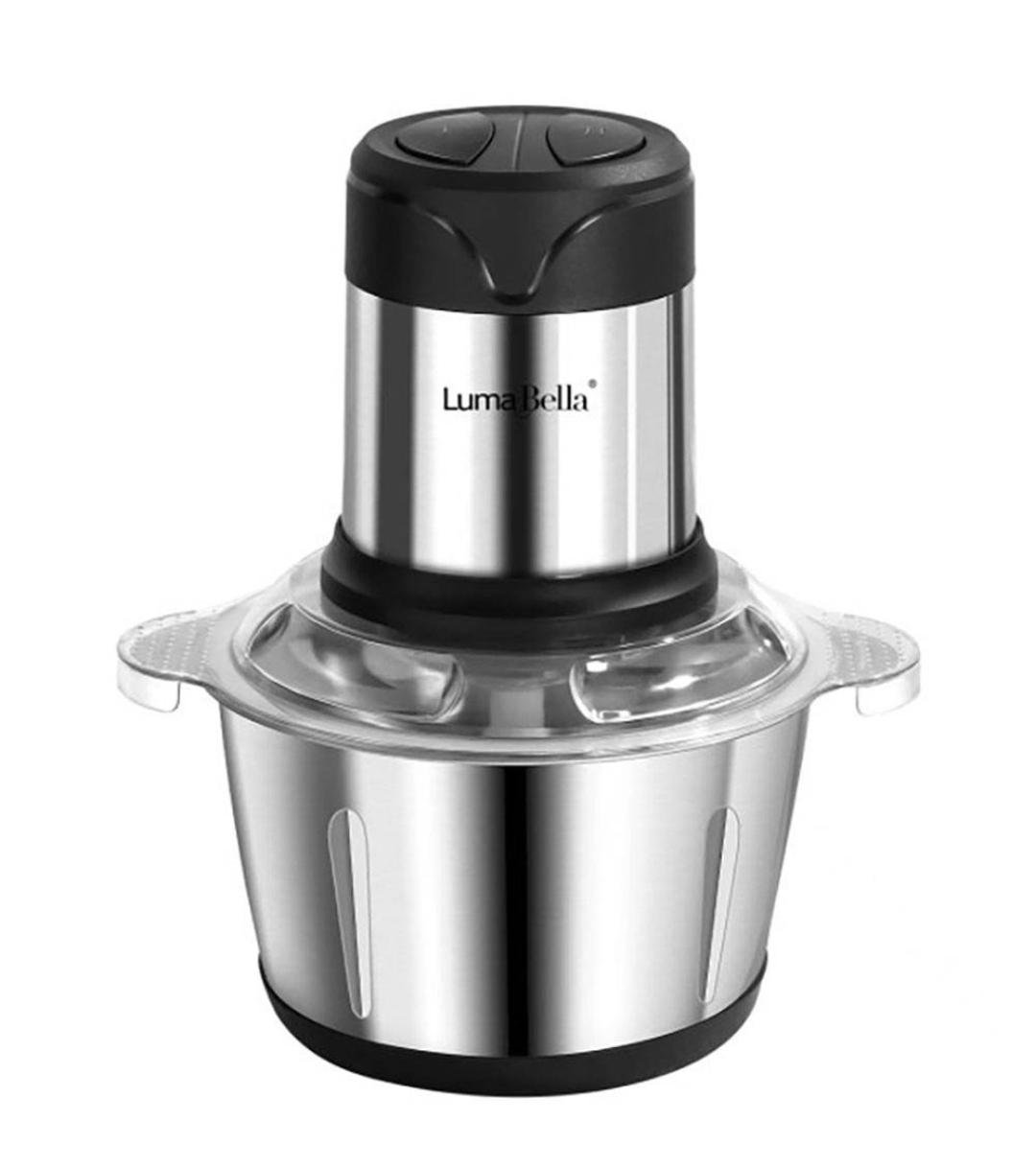 Измельчитель кухонный Luma Bella B-5002 с металлической чашей 2 л 500 Вт Стальной (32146501) Измельчитель кухонный Luma Bella B-5002 с металлической чашей 2 л 500 Вт Стальной (32146501)