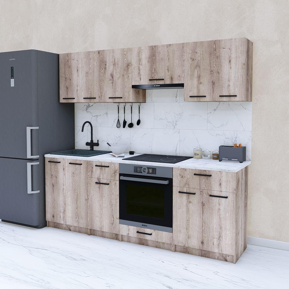 Кухня модульная готовая 2,2 м 220 см Аликанте (МП35в)