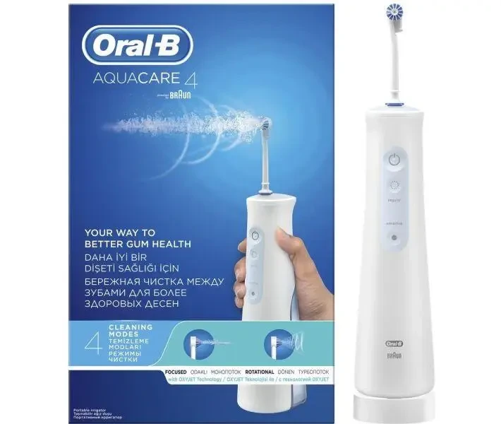 Іригатор портативний Oral-B Aquacare 4 з технологією Oxyjet (802479847)