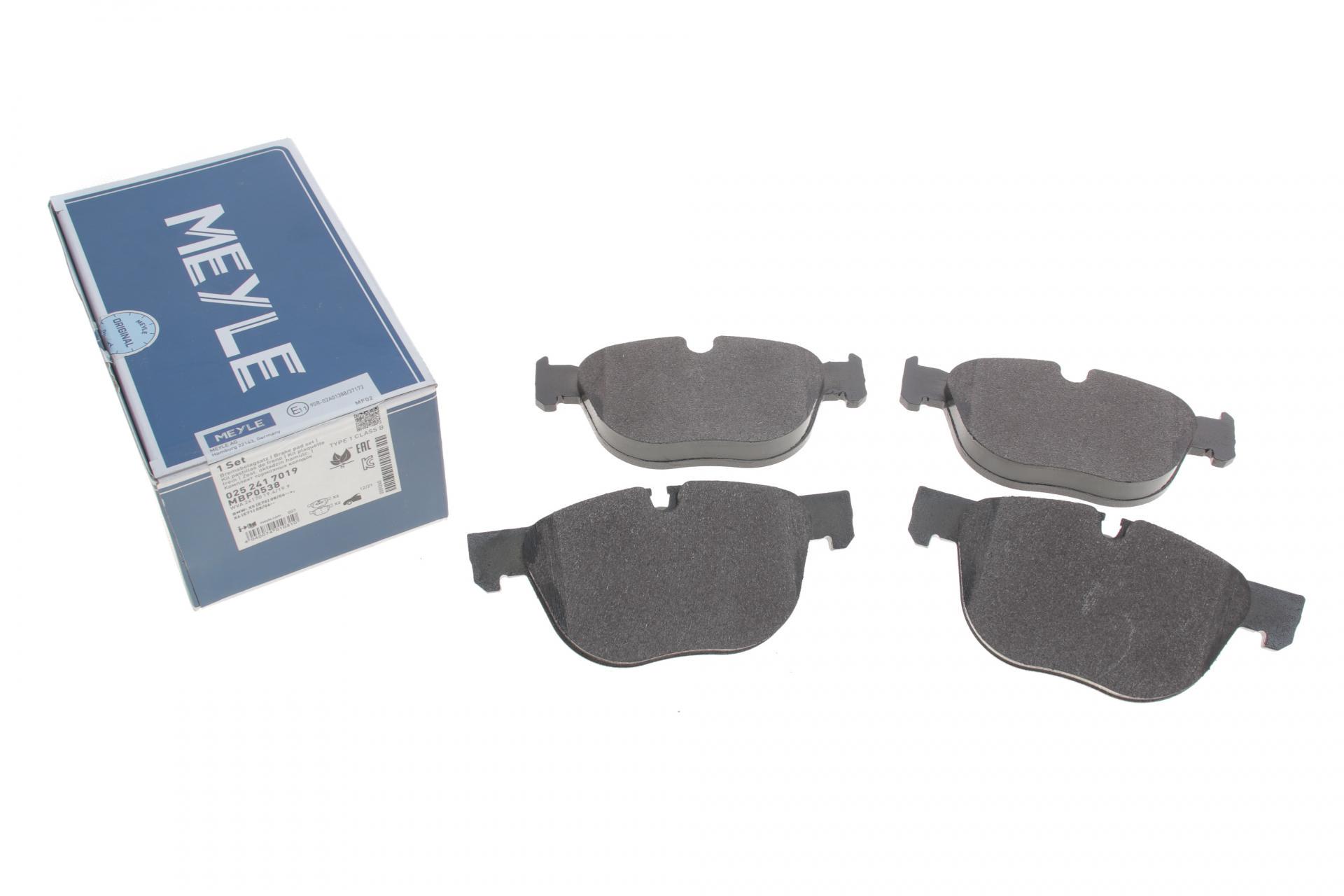 Тормозные колодки передние Meyle для BMW X5/X6 07- (025 241 7019)