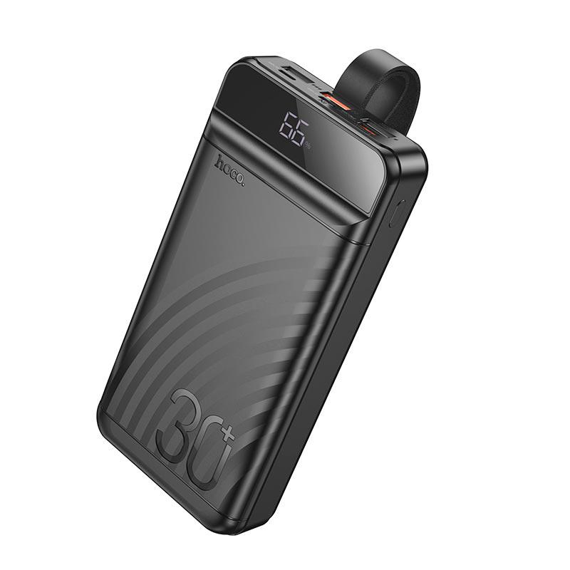 Павербанк Hoco J123B 30000 мАг 2xUSB Type-C Lightning QC/PD 22,5W 3 A Чорний (25775021) - фото 6 Павербанк Hoco J123B 30000 мАг 2xUSB Type-C Lightning QC/PD 22,5W 3 A Чорний (25775021) - фото 6