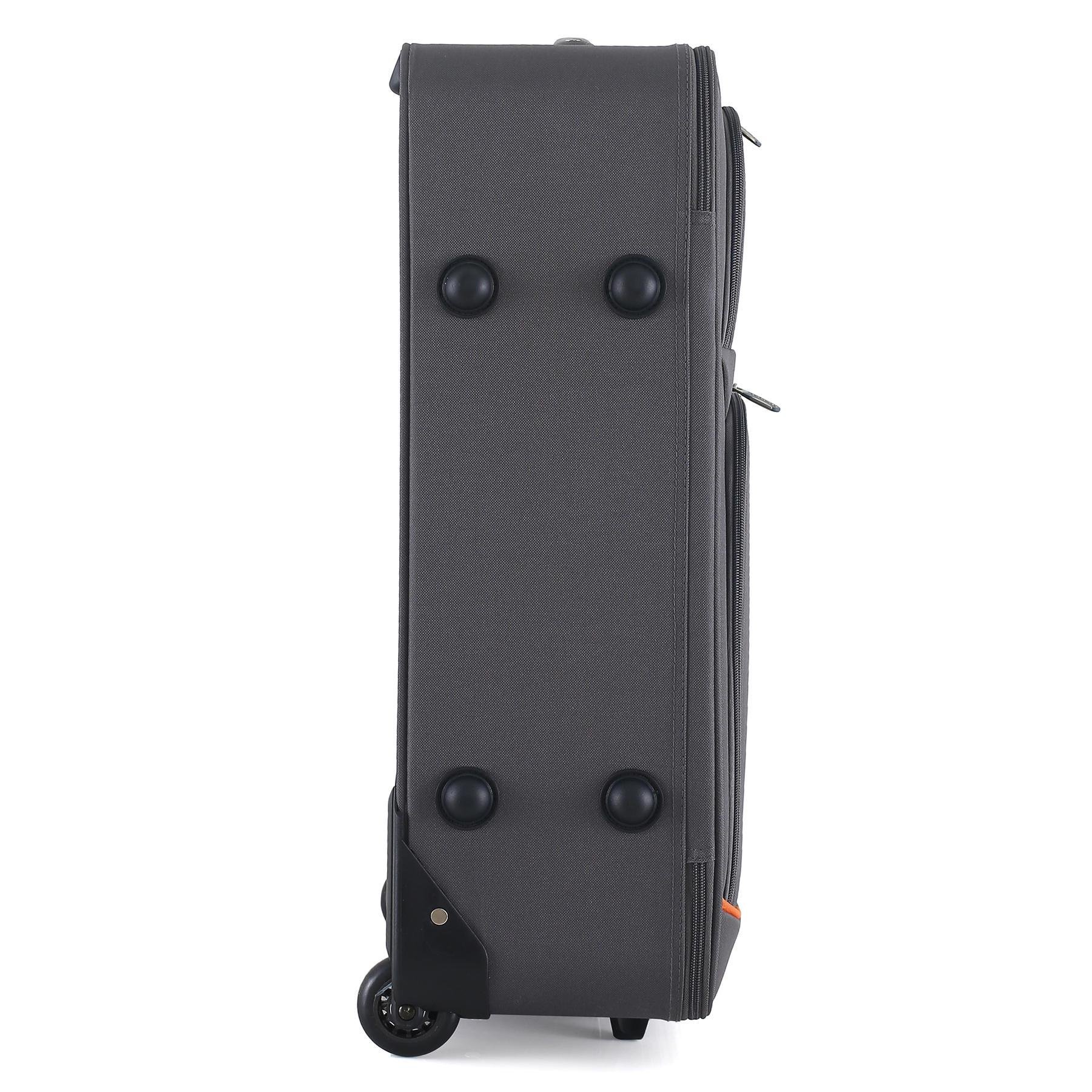 Валіза SEMI LINE 24" M Grey/Orange Lines (T5754-2) - фото 5 Валіза SEMI LINE 24" M Grey/Orange Lines (T5754-2) - фото 5