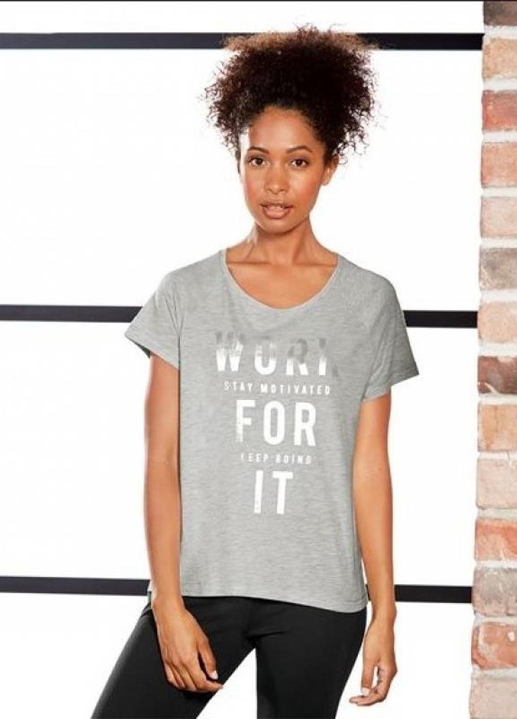 Спортивная футболка Crivit XS Сірий (3087288a63)