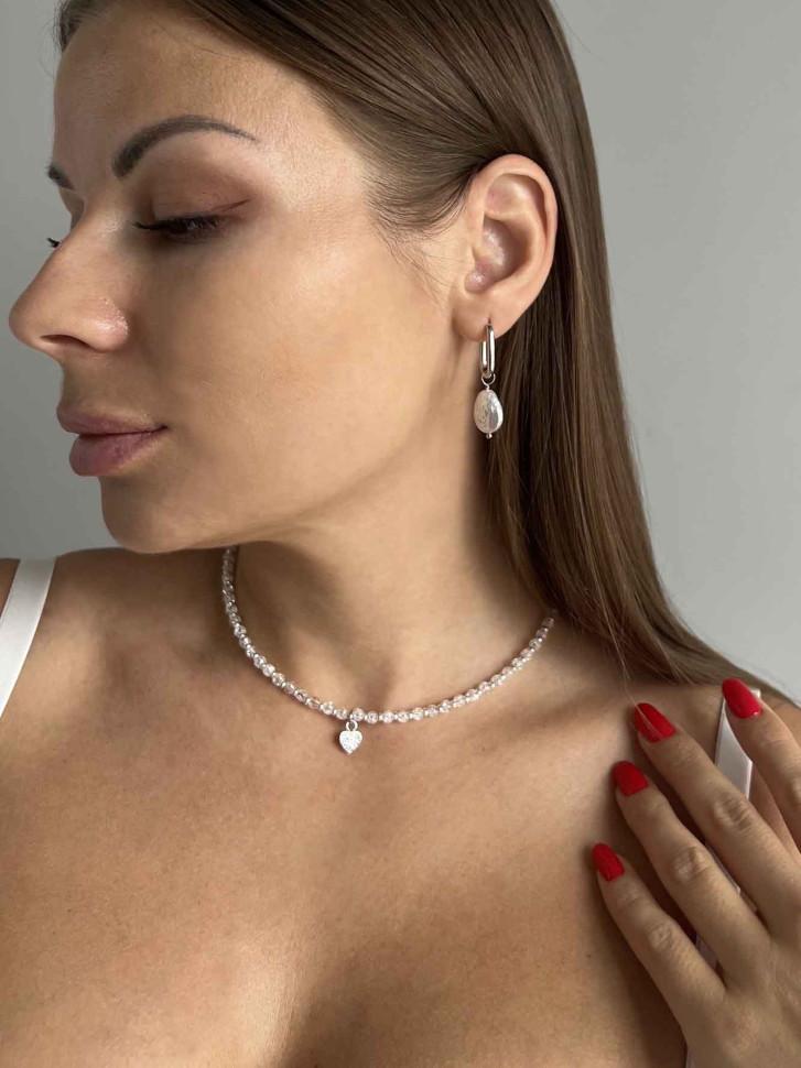 Чокер LeBijou кришталевий із підвіскою серце (5265) Чокер LeBijou кришталевий із підвіскою серце (5265)