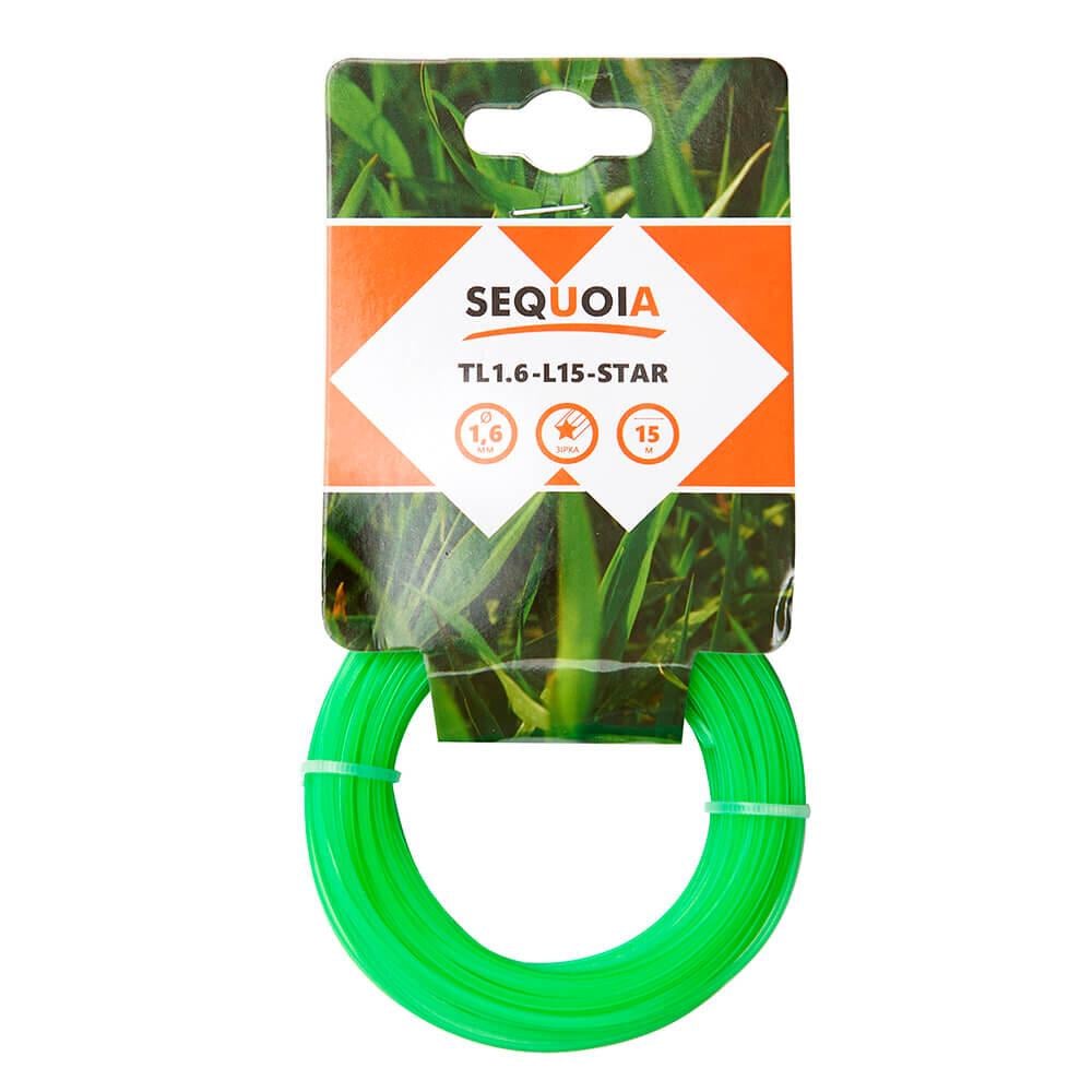 Косильна жилка зірка SEQUOIA TL1.6-L15-Star d 1,6 мм довжина 15 м (6b5ad368)