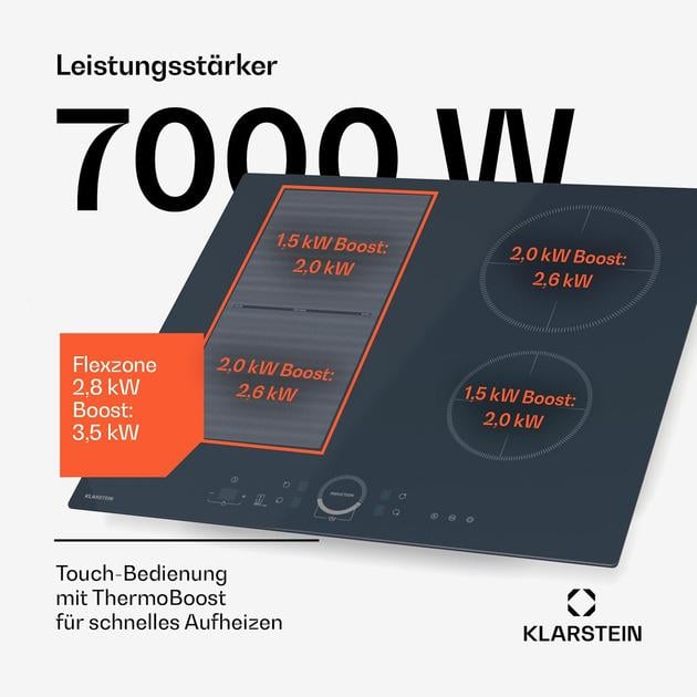 Плита индукционная KLARSTEIN Delicatessa 60 (10046554) - фото 4 Плита индукционная KLARSTEIN Delicatessa 60 (10046554) - фото 4