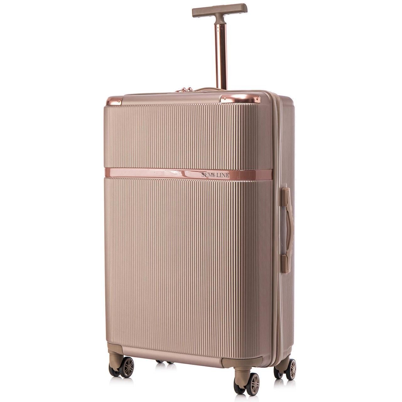 Чемодан SEMI LINE 28" L Champagne (T5668-4) Чемодан SEMI LINE 28" L Champagne (T5668-4)