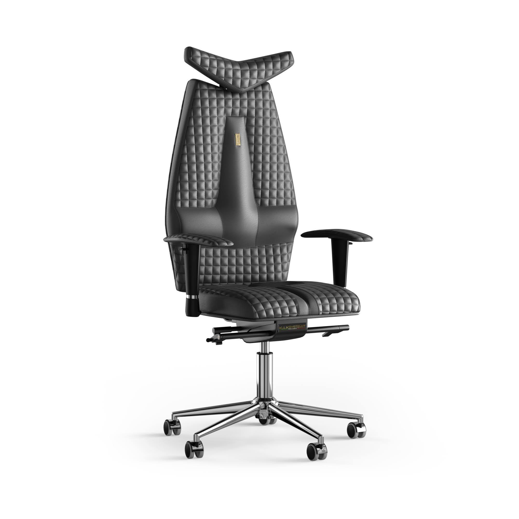 Кресло эргономичное Kulik System Jet Черный (Id 0301)