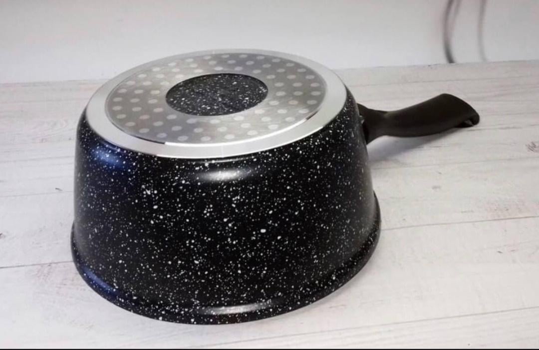 Ківш з кришкою Edenberg EB-8044 з мармуровим покриттям 1,3 л 16 см - фото 3 Ківш з кришкою Edenberg EB-8044 з мармуровим покриттям 1,3 л 16 см - фото 3