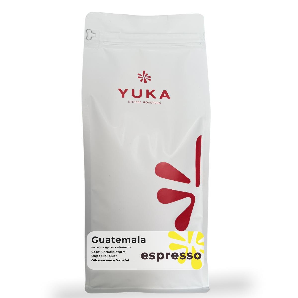 Кофе в зернах Yuka Coffee Roastery Гватемала Huehuetenango 1 кг (000041)