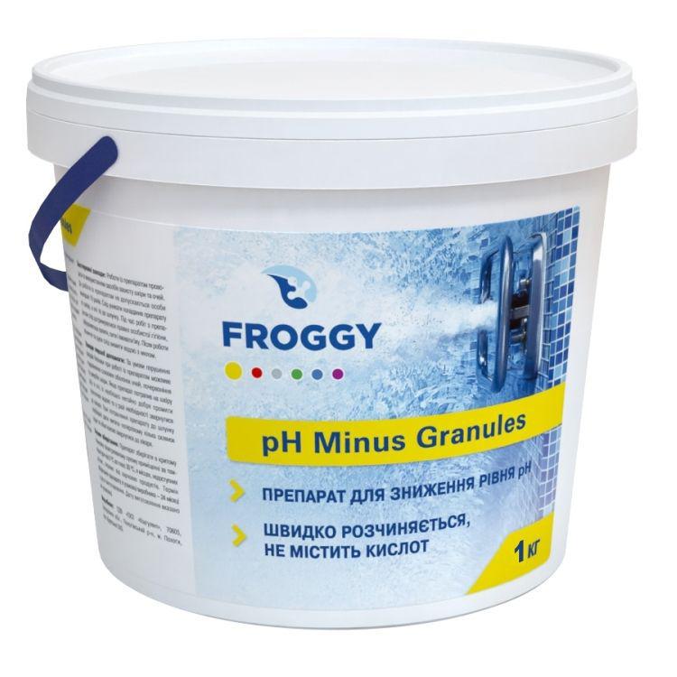 Средство Froggy 1 кг в гранулах для снижения pH в бассейне