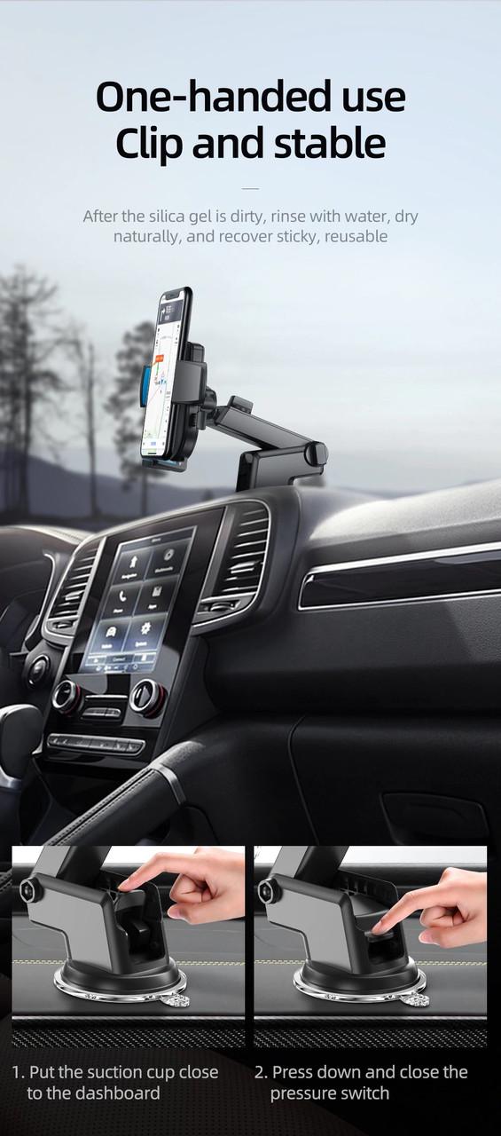 Автотримач Joyroom JR-OK3 для телефонів на присосці - фото 8 Автотримач Joyroom JR-OK3 для телефонів на присосці - фото 8