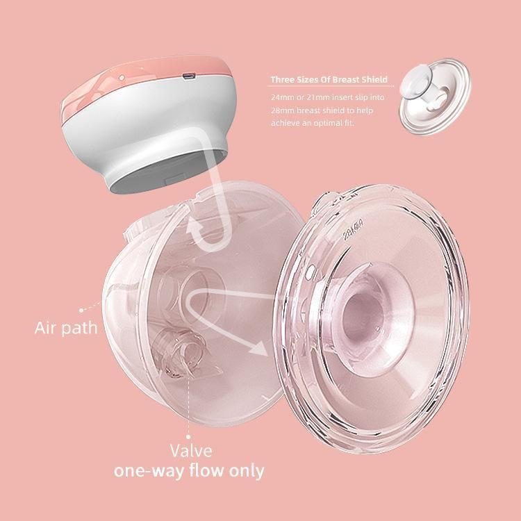 Молокоотсос портативный Milk Pumper Plus с индикатором заряда и 3 режимами Розовый (9322111) - фото 8
