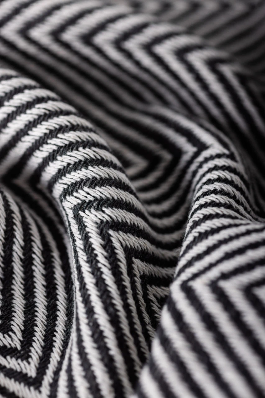 Плед HYGG Soft євро 200х230 см Чорно-білий (315482) - фото 5 Плед HYGG Soft євро 200х230 см Чорно-білий (315482) - фото 5