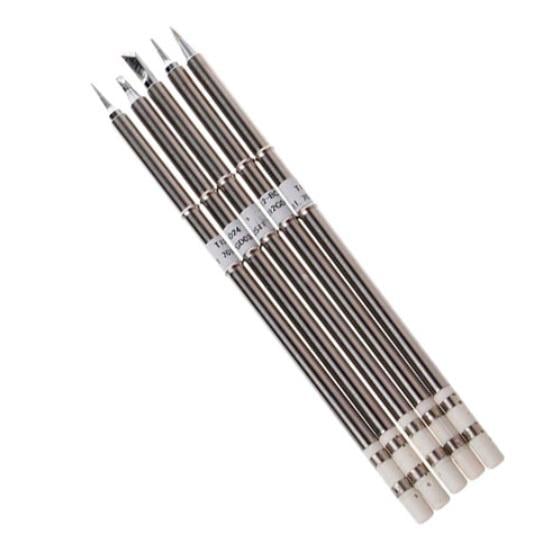Жала наконечников Hakko серии T12 для паяльных станций 5 шт. (677132) Жала наконечников Hakko серии T12 для паяльных станций 5 шт. (677132)