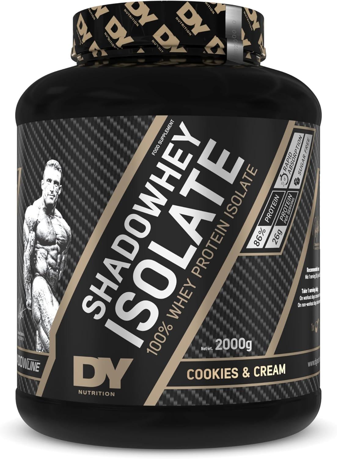 Протеин Dorian Yates Nutrition ISOLATE Cookies and Cream 2000 г Протеин Dorian Yates Nutrition ISOLATE Cookies and Cream 2000 г