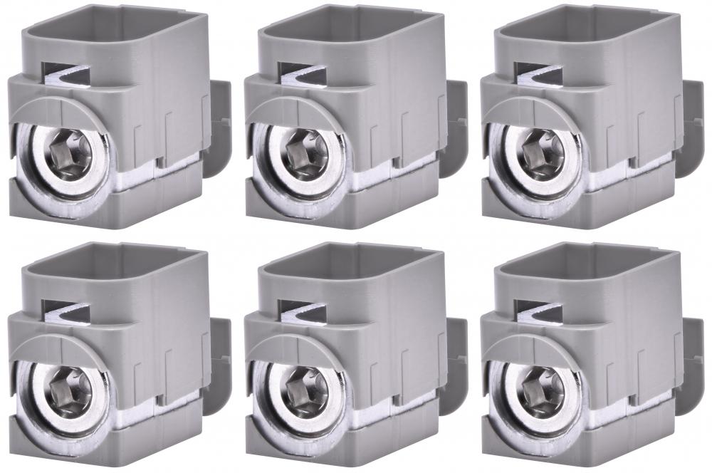 Зажимы ETI для гибких проводников гибких проводов NBS-TC 100-250AF 3P 150-240 мм2 6 шт. (4673261)