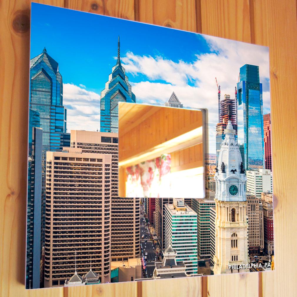 Дзеркало декоративне Філадельфія 260х260 мм (M04009)