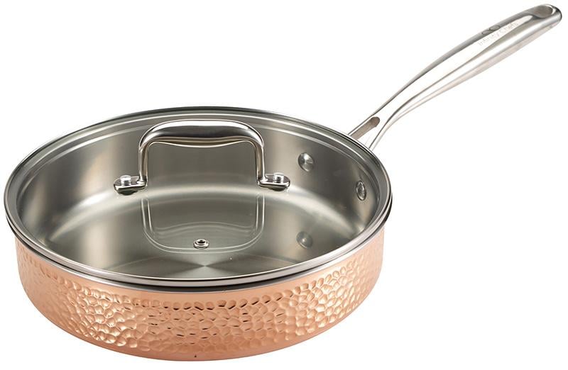 Сковорода Bergner Infinity Chefs De Lux Ø 24 см со стеклянной крышкой (BGIC-3661)