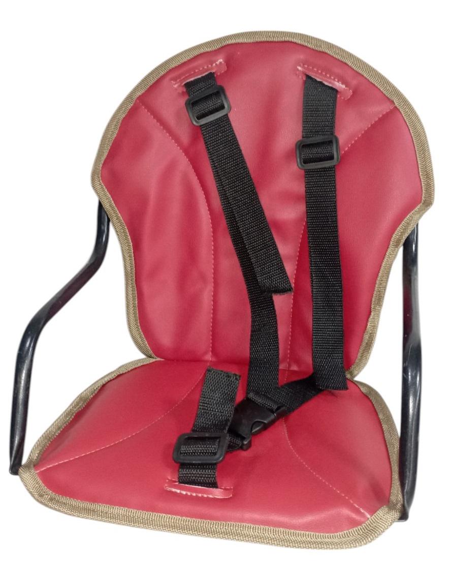 Детское велокресло КОЛЕСО КОМФОРТ крепление на раму металл Красный (50000728)