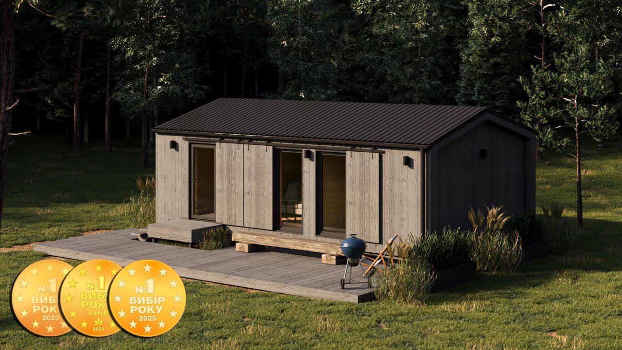 Дом модульный SCANDI Mobility Comfort дерево 27,93 кв.м