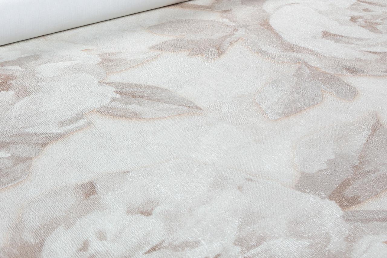 Обои флизелиновые AS Creation Flower Symphonie 2025 79070-4 Декор винил горячего тиснения 1,06х10,05 м Бежевый