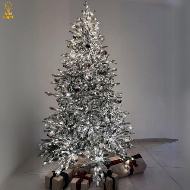 Гірлянда нитка крапля роси 200 м 2000LED ламп з пультом Білий - фото 3 Гірлянда нитка крапля роси 200 м 2000LED ламп з пультом Білий - фото 3