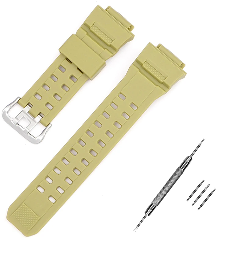 Ремінець для Casio G-Shock GW-9400/9300 Army Green SI (3970)
