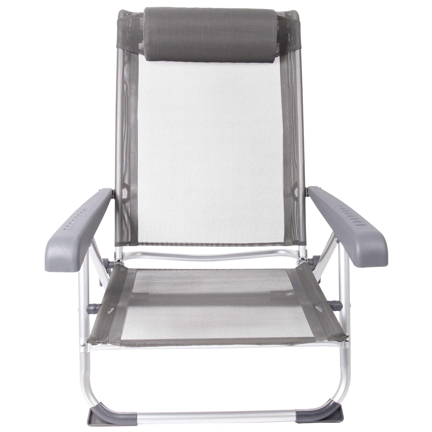 Крісло розкладне Bo-Camp Saint-Tropez Grey (1204796) - фото 3