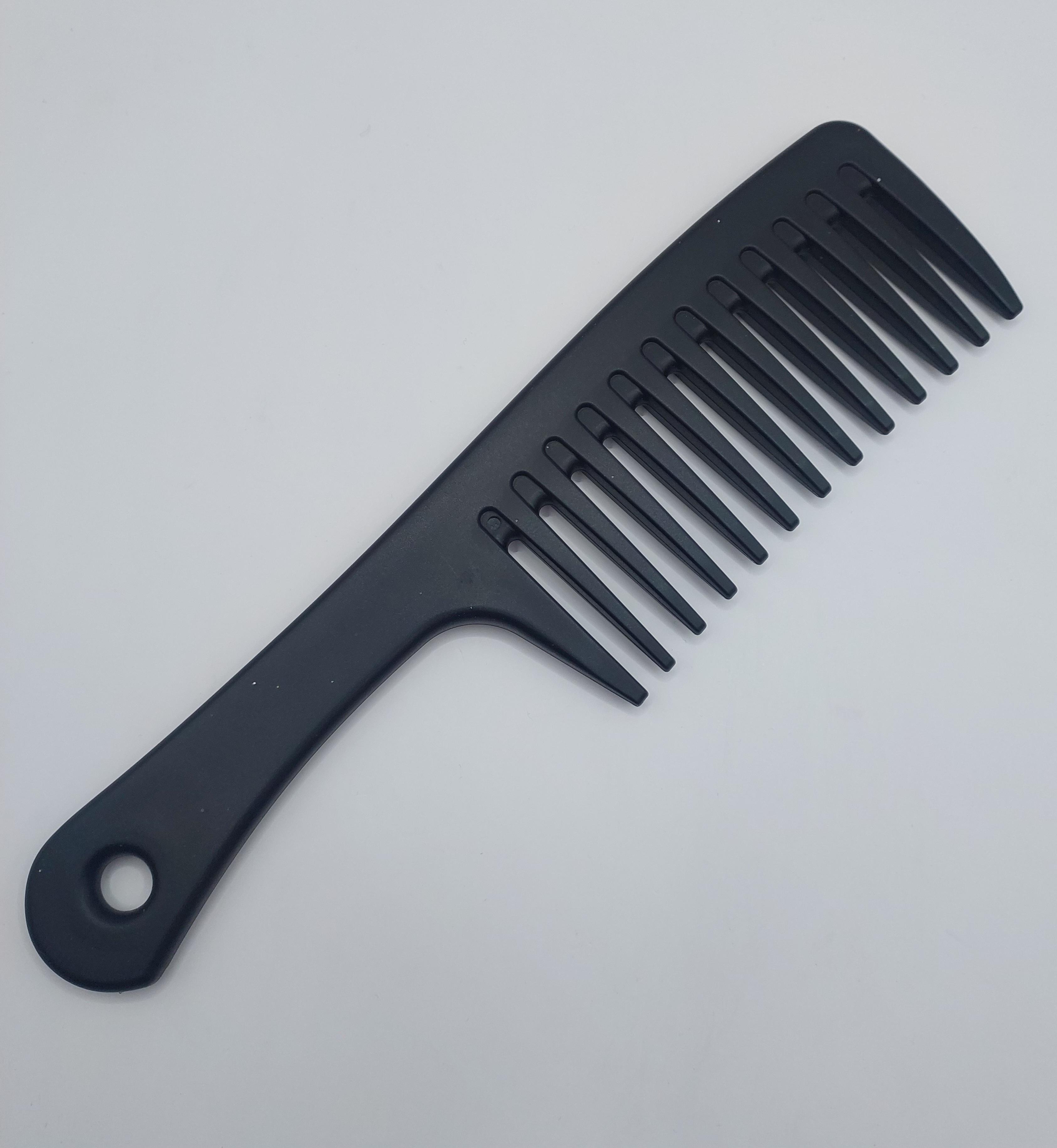 Расческа для вьющихся волос ДенІС professionall SH-C01 пластик 13 зубов Черный