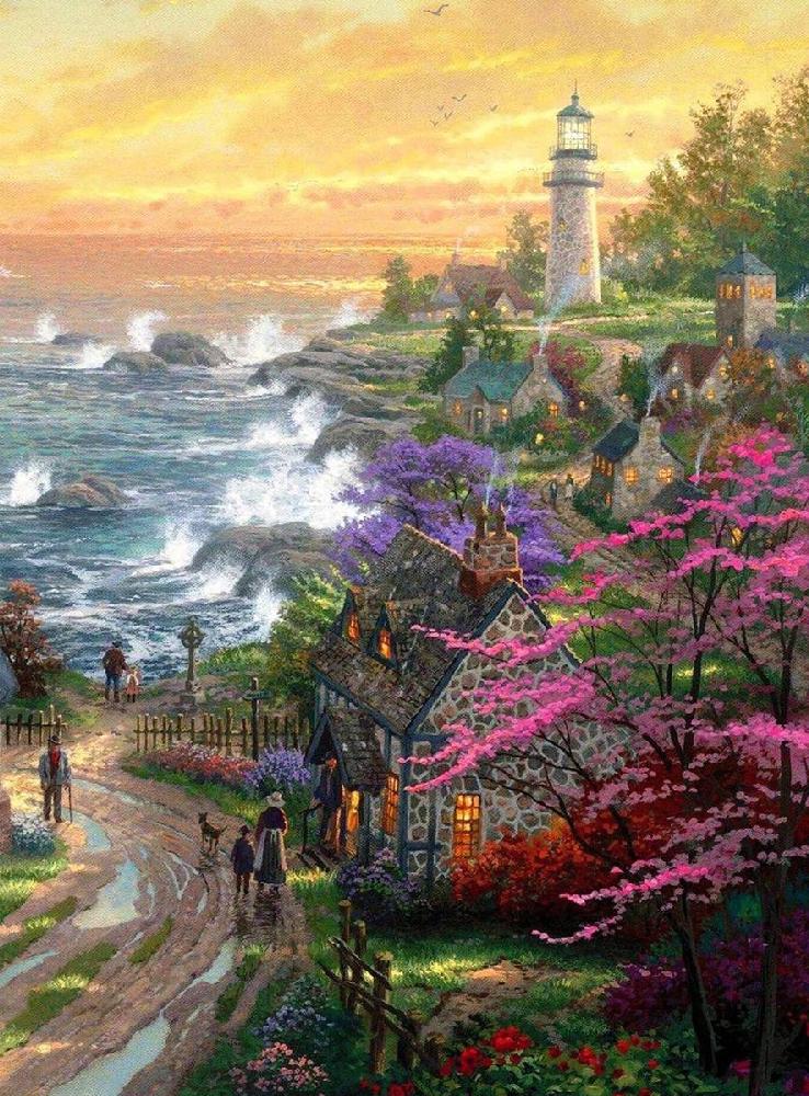 Алмазна Мозаїка Emerald Craft Пейзаж Спуск до моря 20x30 см (18650)