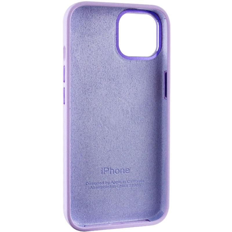 Противоударный чехол Silicone Case Metal Buttons (AA) для Apple iPhone 12 Pro Max (6.7") Сиреневый / Lilac - фото 6